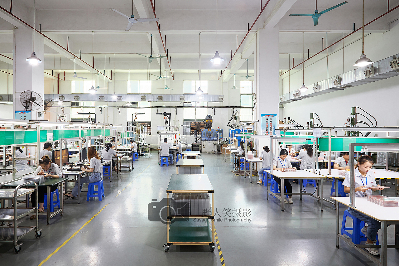 东莞电子通讯工厂车间环境摄影 记录专业制造的精密之美